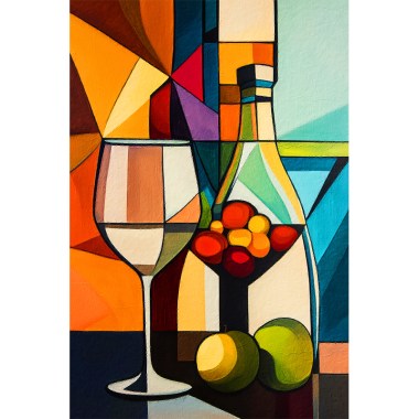 Keuken schilderij kubisme